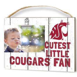 Jardine - Washington State Cougars 8'' x 10'' Cutest Little Weathered Logo Clip Photo Frame - White