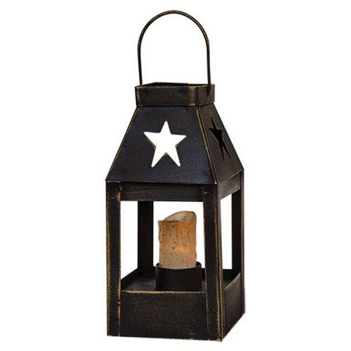 Front. BreeBe - Mini Star Lantern - Black.