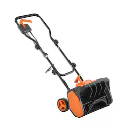 VEVOR - Electric Snow Shovel, 12A 17 inch Corded Snow Shovel, 60° Adjustable Chute, 20 ft Throwing Distance - Orange;Black