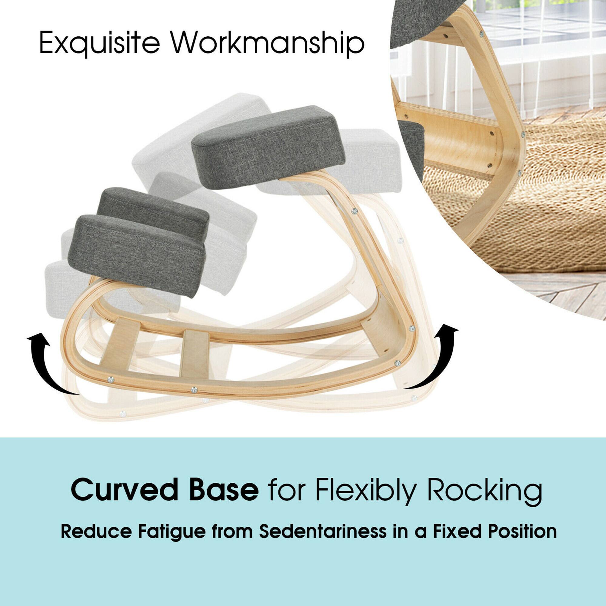 Exquisite Workmanship Curved Base for Flexibly Rocking Reduce Fatigue from Sedentariness in a Fixed Position