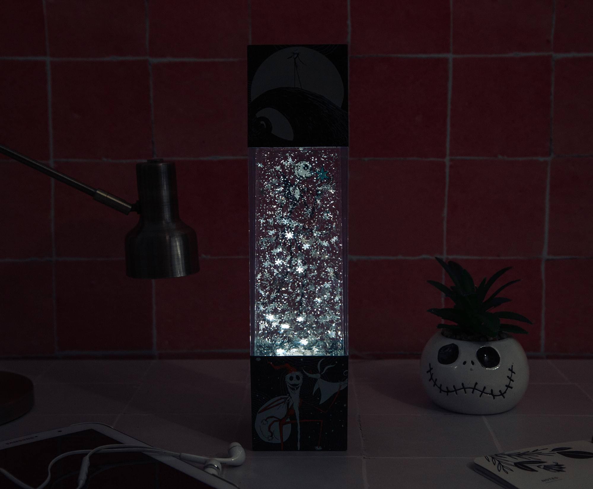 Alt View 5. Disney - Disney The Nightmare Before Christmas Jack Skellington 12-Inch Motion Mood Light - White.