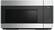Front. Fisher & Paykel - 1.8 Cu. Ft. Over-the-Range Microwave - Black/brushed stainless steel.