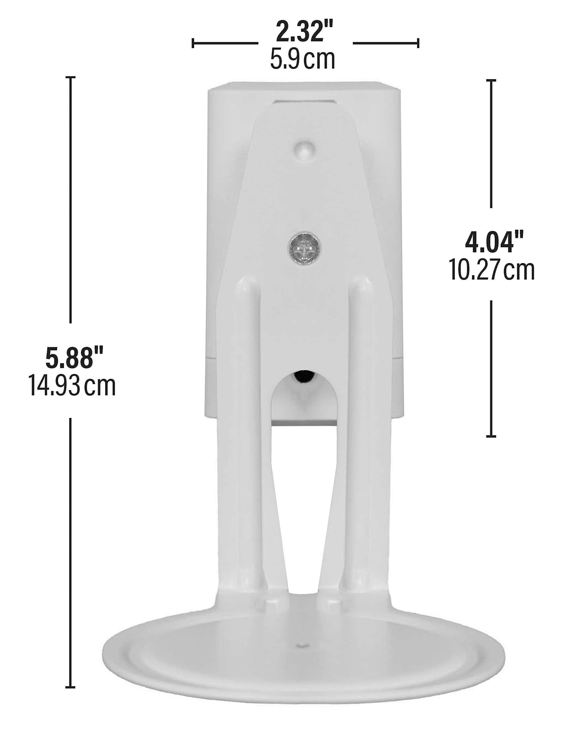 2.32" 5.9 cm  
4.04" 10.27 cm  
5.88" 14.93 cm