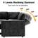 4 Levels Reclining Backrest
Each back can be adjustable
100° 120° 140° 160°