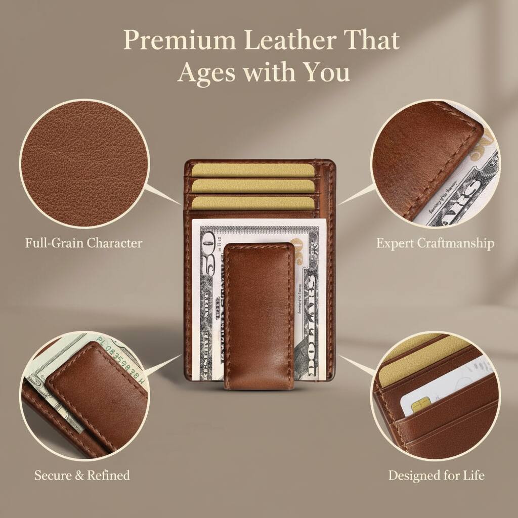 Premium Leather That Ages with You

Full-Grain Character

Expert Craftsmanship

Secure & Refined

Designed for Life