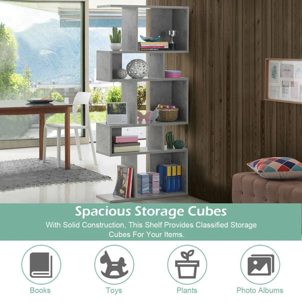 Spacious Storage Cubes  
With Solid Construction, This Shelf Provides Classified Storage Cubes For Your Items.  
Books, Toys, Plants, Photo Albums