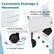 Convenient Drainage & Movement
Bottom Drainage Hole Includes a drain hose
2 Built-in Handles
4 Universal Wheels