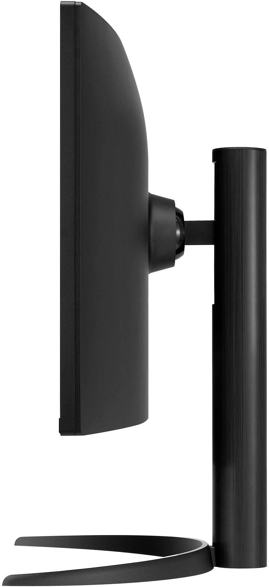 Alt View 8. LG - UltraWide 34" VA Curved WQHD 100Hz Monitor with HDR 10 (HDMI, DisplayPort, USB-C) - Black.