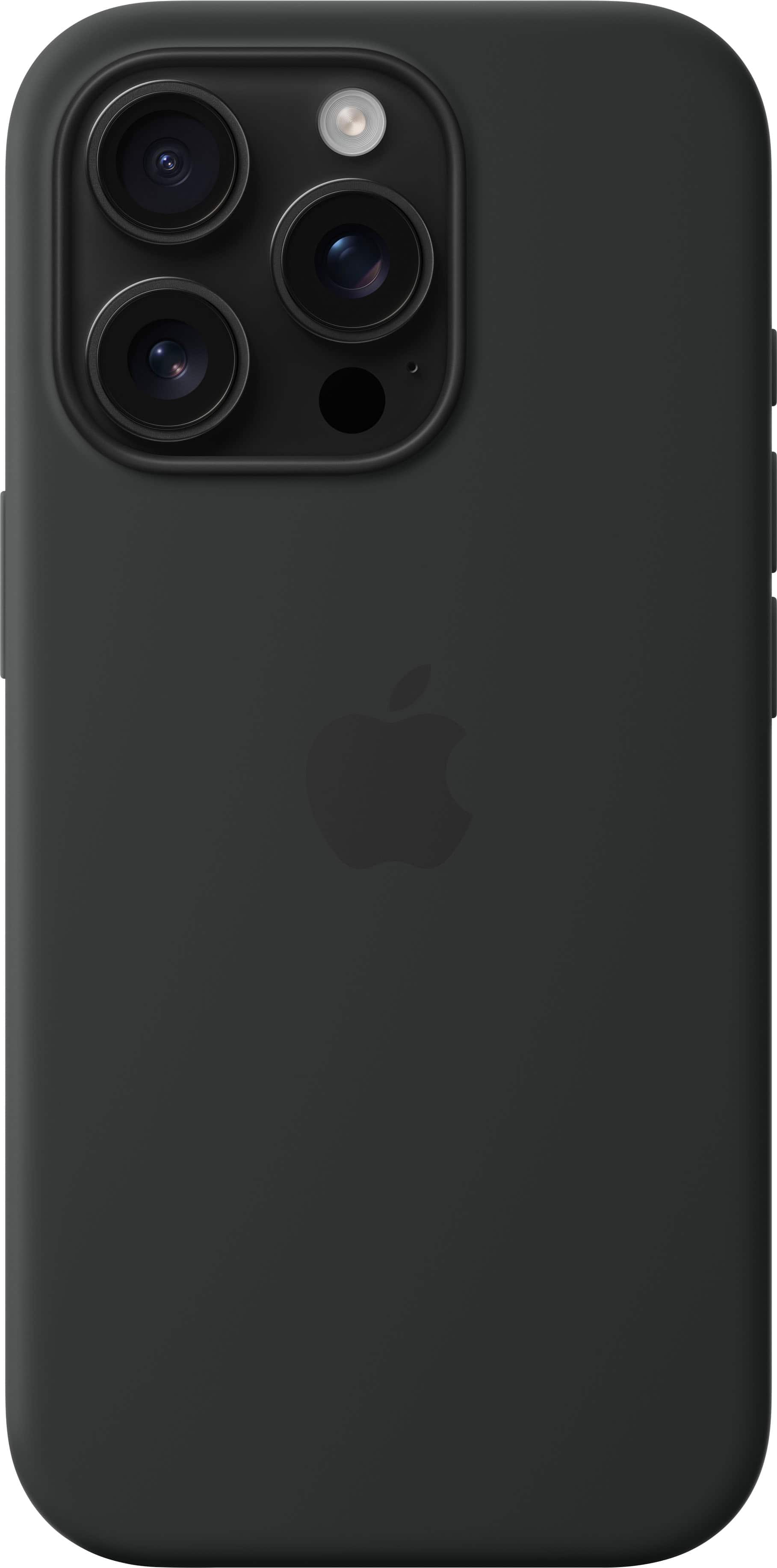 Alt View 13. Apple - iPhone 16 Pro Silicone Case with MagSafe - Black.