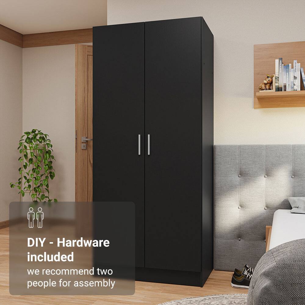 DIY - Hardware included  
we recommend two people for assembly