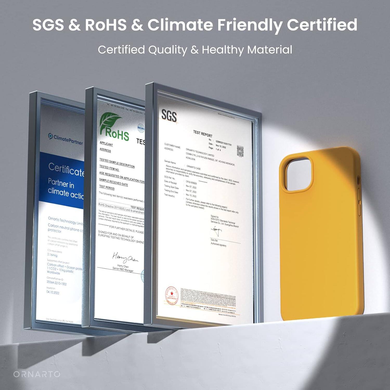 SGS & RoHS & Climate Friendly Certified
Certified Quality & Healthy Material
ClimatePartner
RoHS TES
APPLICANT ADDRESS
TESTED SAMPLE DESCRIPTION
CERTIFICATE REQUESTED FOR APPLICATION FOR
TESTED SAMPLE DESCRIPTION
TEST PERIOD
climate actic - Glowng - sutturtel hH Deschve
TRNT M vs SGS TEST REPORT
GAs - - - T - SUWEA 18 c Jn - - - Sato - NR mueno - - - N - - - - - a Omario Technology Lni Carton neulo protector phore D 3164kg Sturne Cortion ohet
LCCO Coeon prote 10wg potc Mundatrle 20564-2010-10 H - DA DA102000
TURTTHER SIND DETALE PULAA SOR AN EUROH N in REHA TESTING - TECHNGLGGY SHENZ Hangan Fim Jewr Chen INT Meae ORNARTO