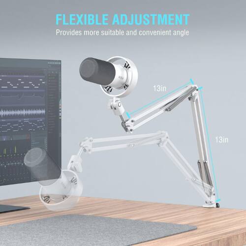 FLEXIBLE ADJUSTMENT  
Provides more suitable and convenient angle  
13in  
13in