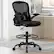 Left. Brick Attic - Drafting Chair, Tall Office Chair Ergonomic Desk Chair, Task Rolling Chair with Adjustable Flip-up Armrests Foot Ring - Black.