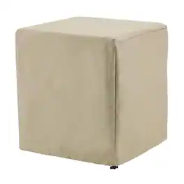 FurniFact - Outdoor Side Table Cover for Weatherproof Furniture Protection - Tan