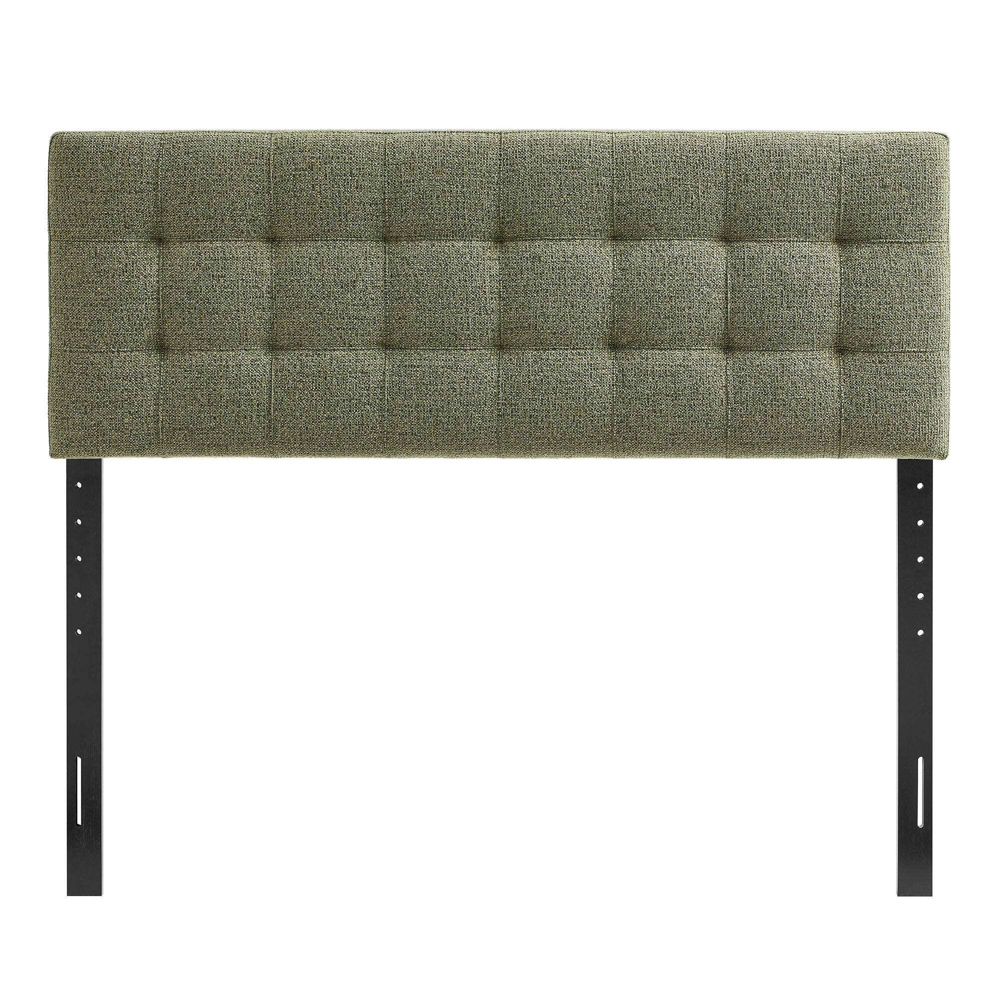 Alt View 2. Modway - Lily Upholstered Fabric Headboard by Modway - Leaf.