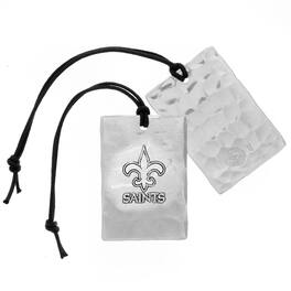 Wendell August Forge - New Orleans Saints Bag Tag - Silver