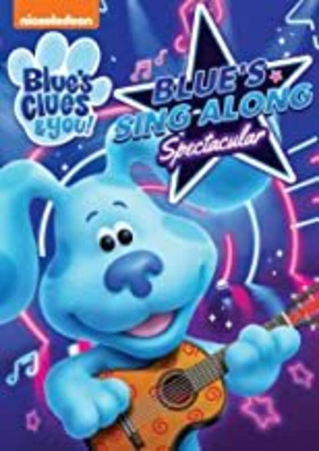 Front. Blue's Clues And You! Blue's Sing-Along Spectacular   - DVD.
