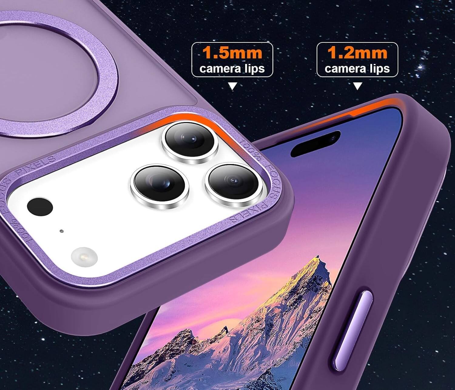 1.5mm camera lips  
1.2mm camera lips