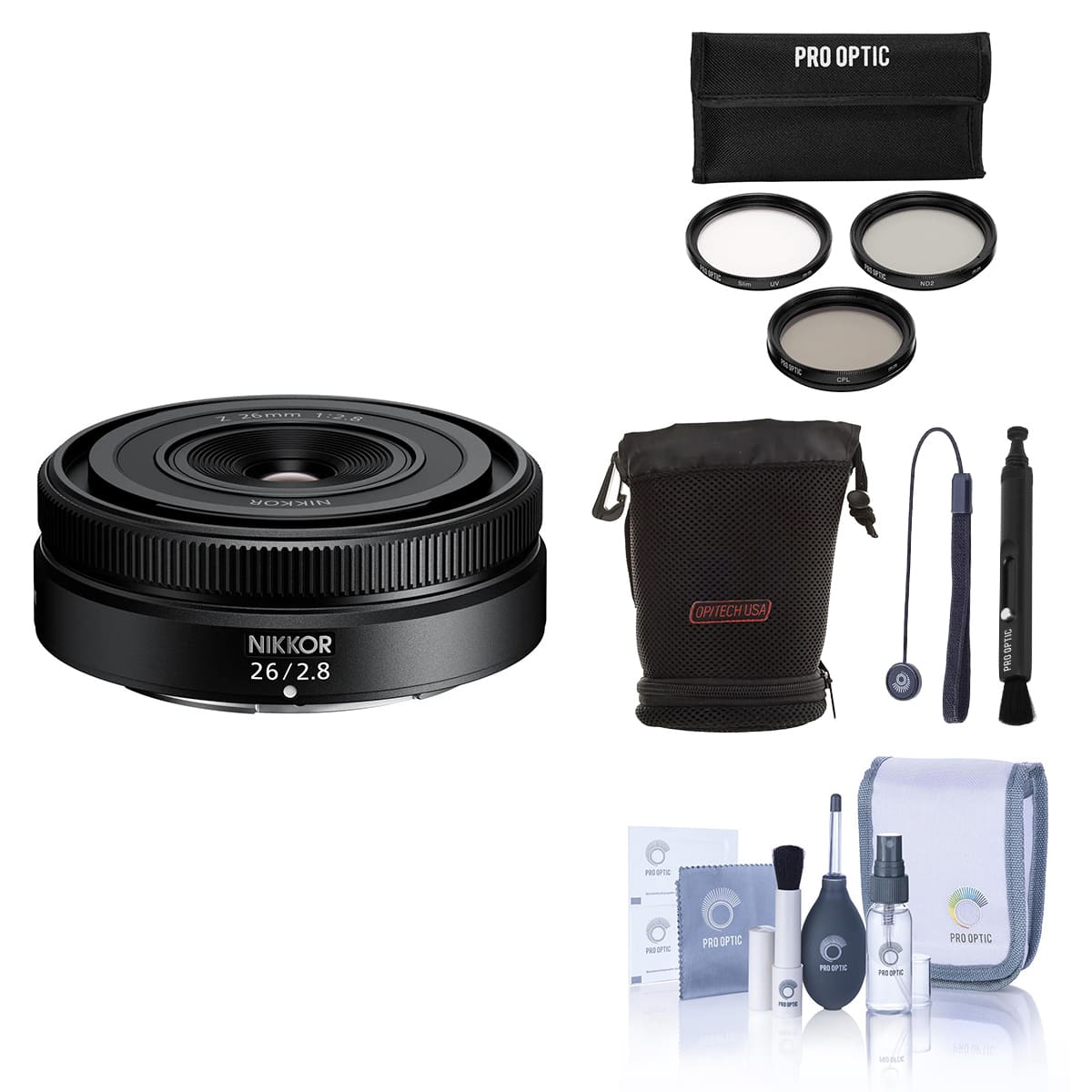 Bundle - Nikon - NIKKOR Z 26mm f/2.8 Lens, with Included Value