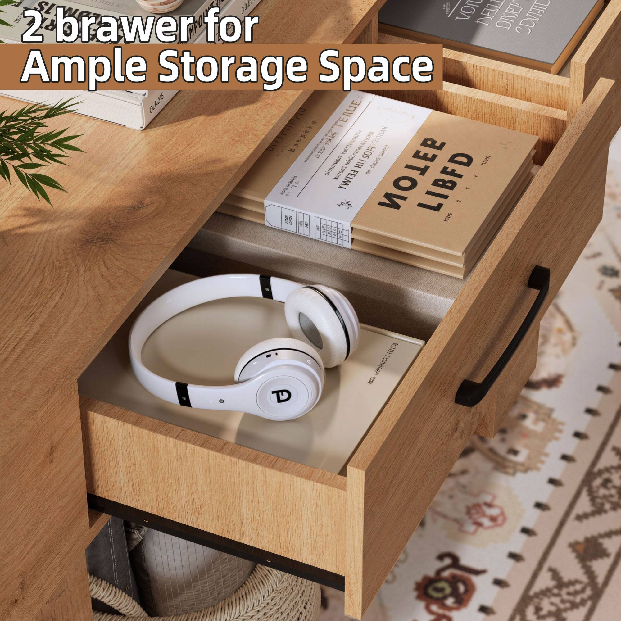 2-brawer for Ample Storage Space