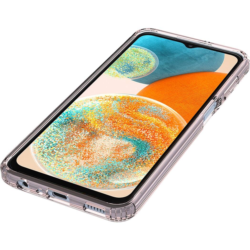 Alt View 14. SaharaCase - Hybrid-Flex Hard Shell Case for Samsung Galaxy A23 5G - Clear/Rose Gold.