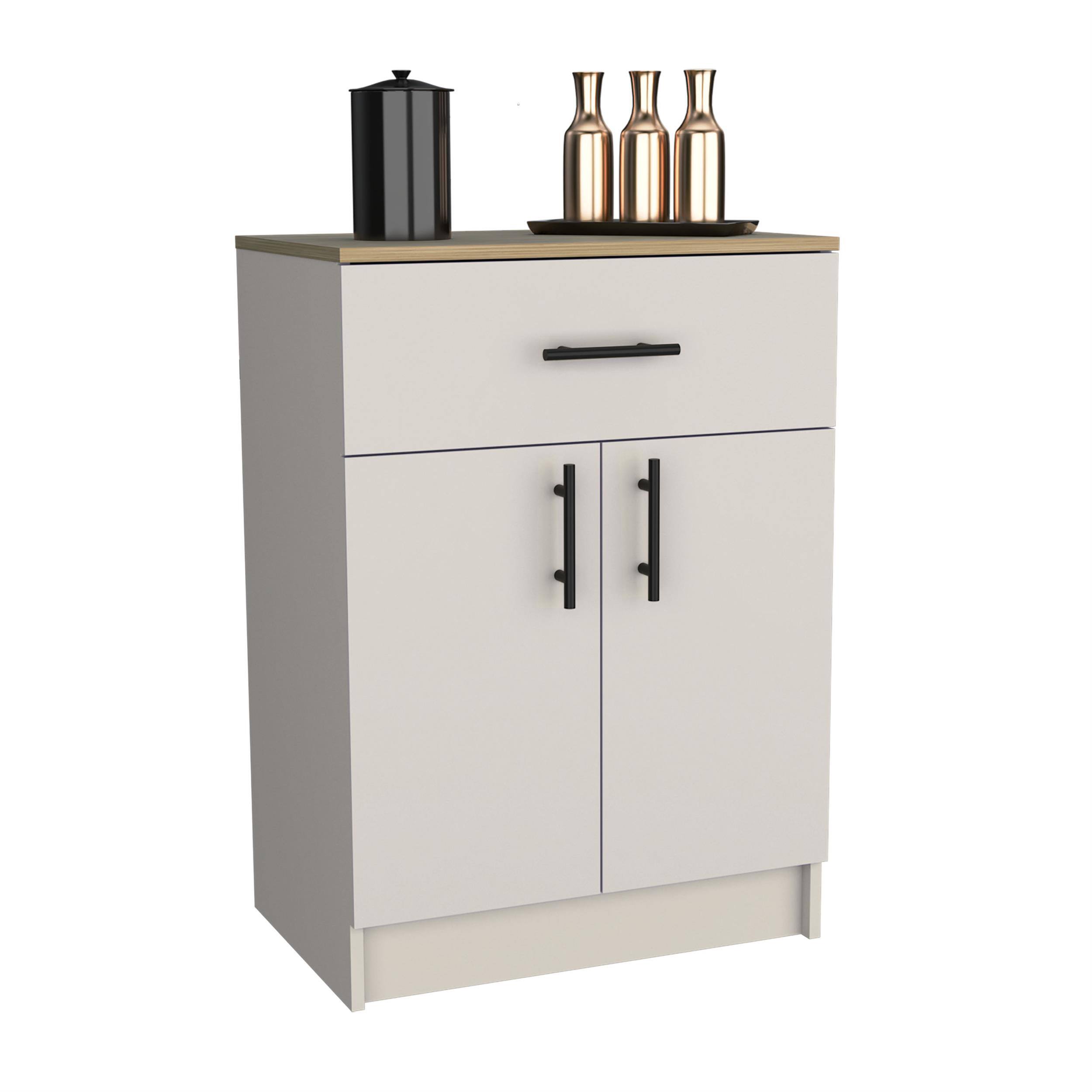 Depot Eshop Pantry Cabinet 1 Drawer 2 Interior Shelves 2 Doors ...