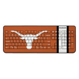 Keyscaper - Texas Longhorns Wireless USB Keyboard - Multicolor