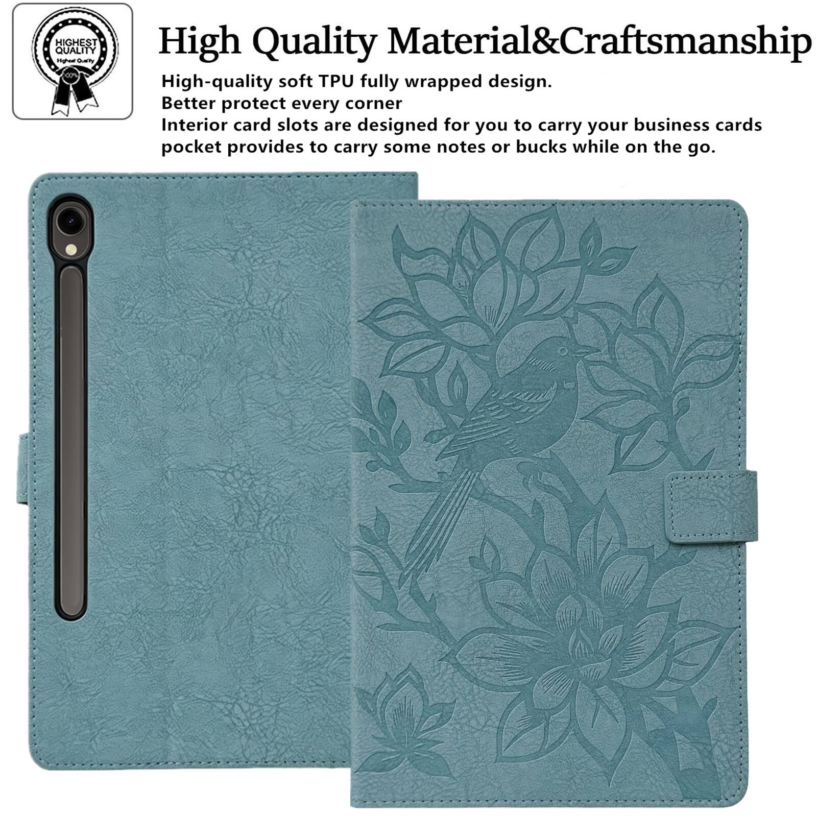 **High Quality Material & Craftsmanship**

High-quality soft TPU fully wrapped design. Better protect every corner. Interior card slots are designed for you to carry your business cards. Pocket provides to carry some notes or bucks while on the go.