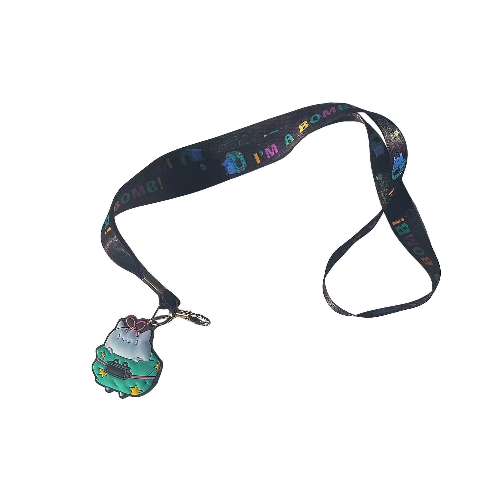 Crowded Coop - Bravest Warrior I'm Catbug I'm A Bomb Lanyard - Multi-Color