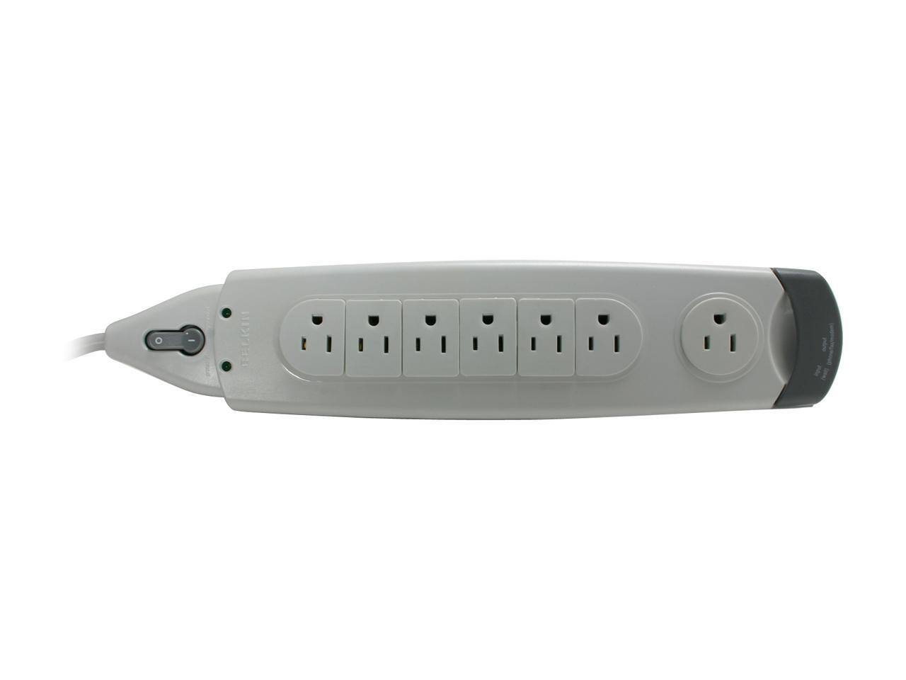 Alt View 1. Belkin - BELKIN F9H710-06 6.0 Feet 7 Outlets 1045 Joules SurgeMaster Home Series - Black.