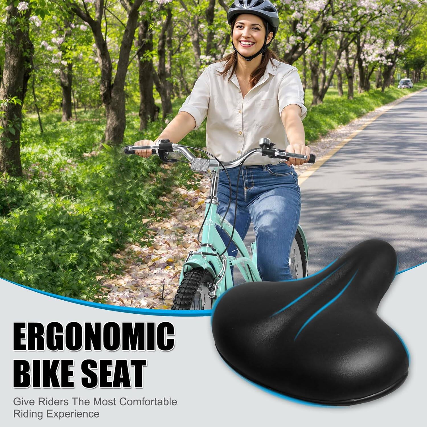 ERGONOMIC BIKE SEAT  
Give Riders The Most Comfortable Riding Experience