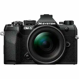 Olympus - V210071BU000 4K Video Mirrorless Camera with Lens - Black