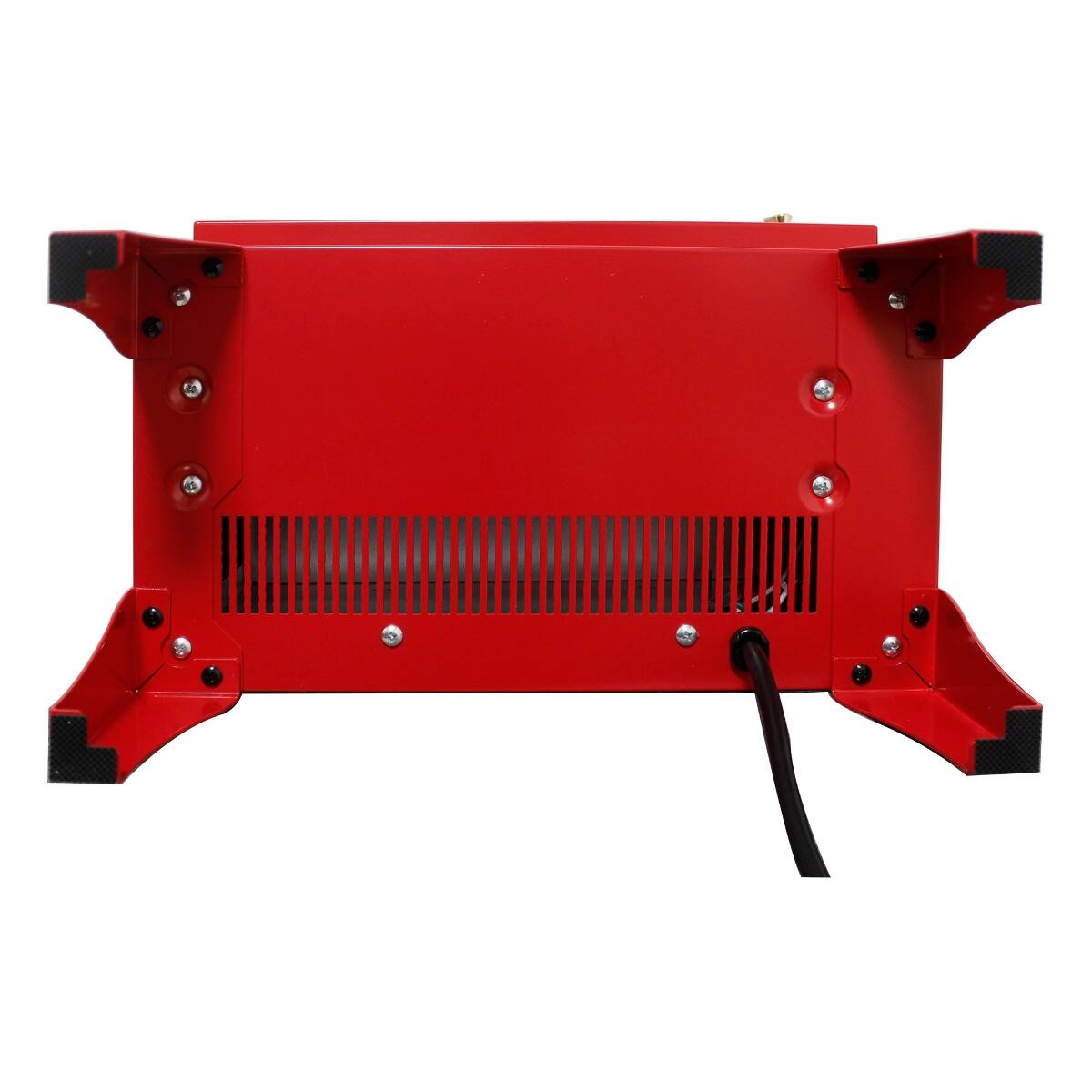 Alt View 3. Loheer - Loheer 18 inch Freestanding Electric Fireplace Classic Red Electric Stove Heater with 3D Flame Effect - Red.
