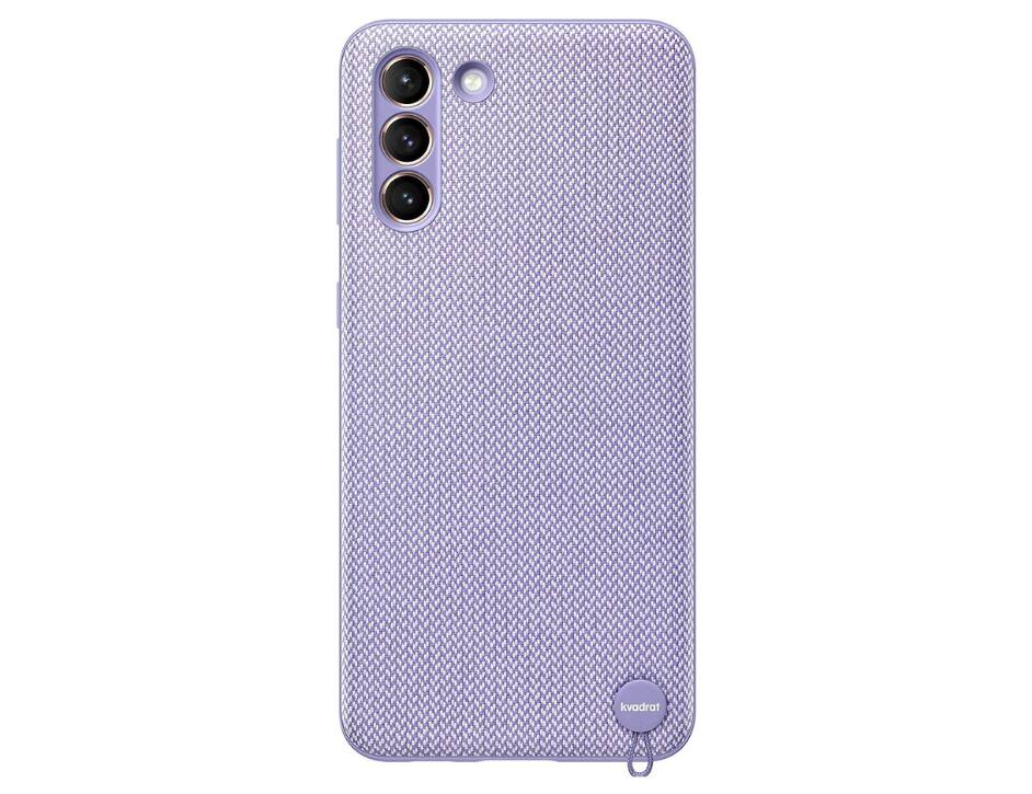 Front. Samsung - Samsung Kvadrat Cover for Galaxy S21+ | Color: Violet - Violet.
