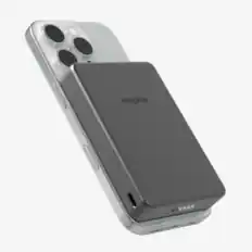 Front. mophie - Qi2 Powerstation 10K - Black.