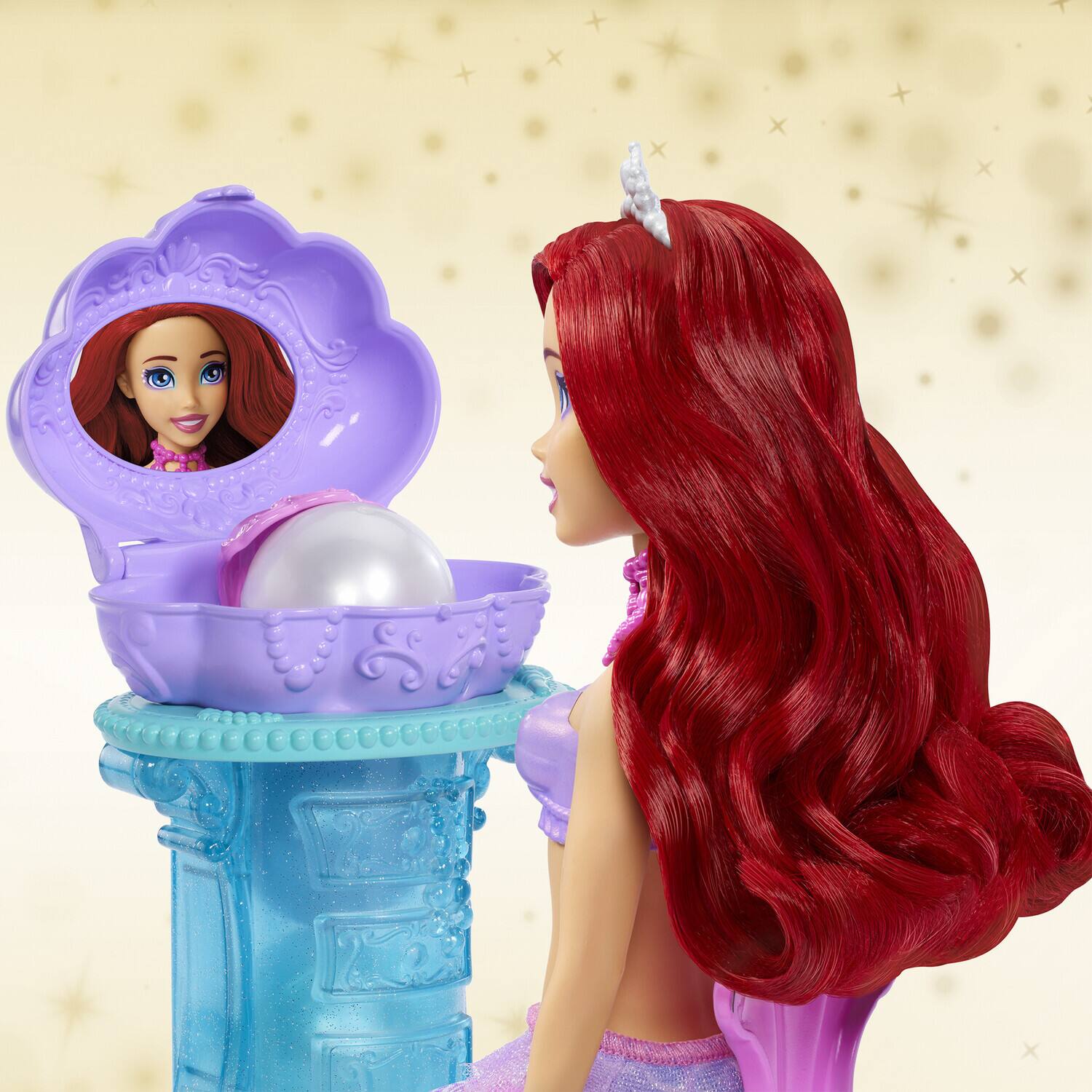 Alt View 1. Mattel - Mattel - Disney Princess Vanity Pop Ariel Doll & Accessory   - Collectibles - Multicolor.