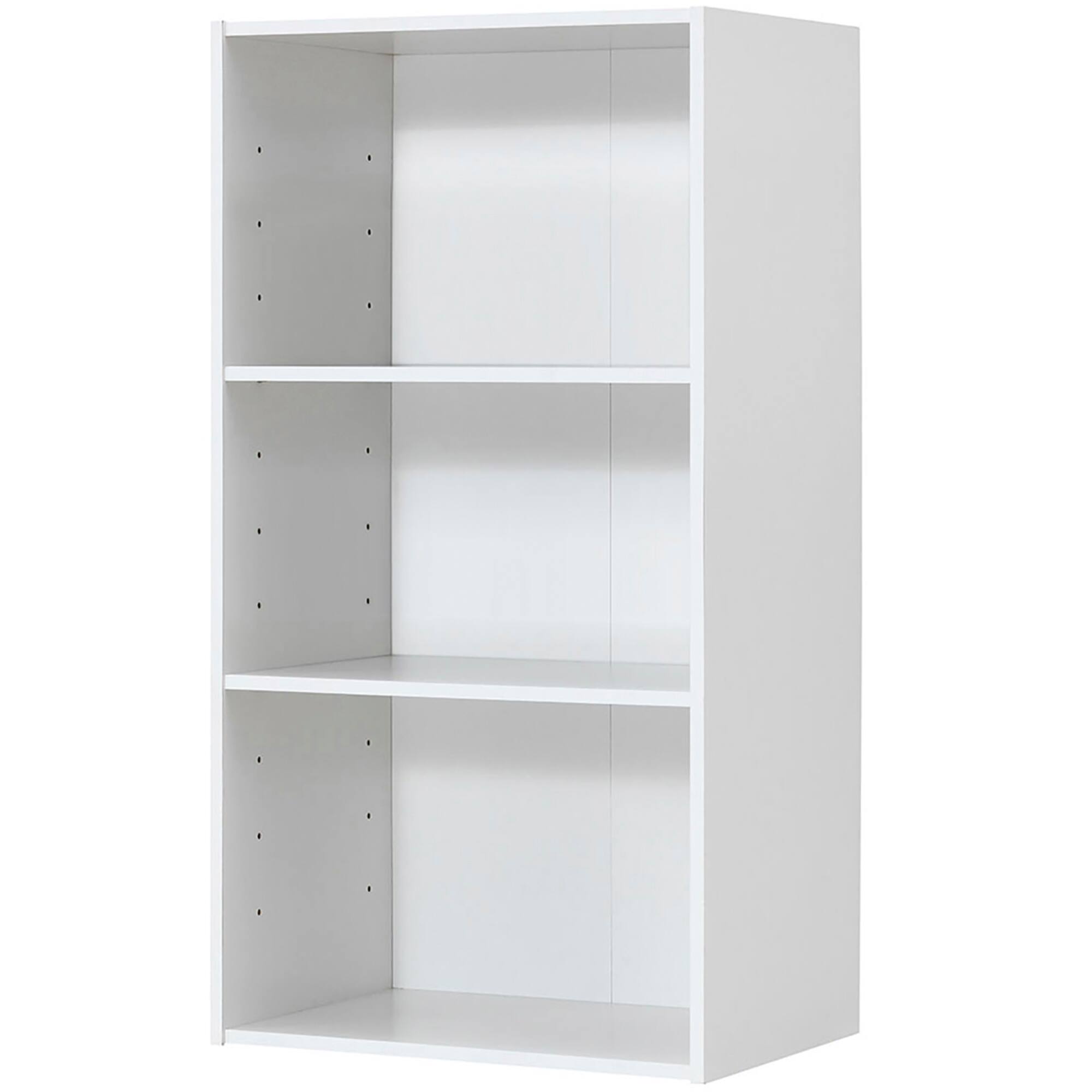 Alt View 9. Gymax - Gymax 3 Tier Open Shelf Bookcase Multi-functional Storage Display Cabinet Furni White - White.