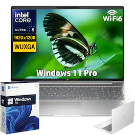 HP - ProBook 460 G11 16" WUXGA Laptop - Intel Ultra 5 125U - 16GB DDR5 RAM, 1TB SSD - Windows 11 Pro - Pike Silver - Pike Silver Aluminum, Gray