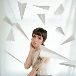 Kylie V - Crash Test Plane - Translucent Paper White - VINYL LP