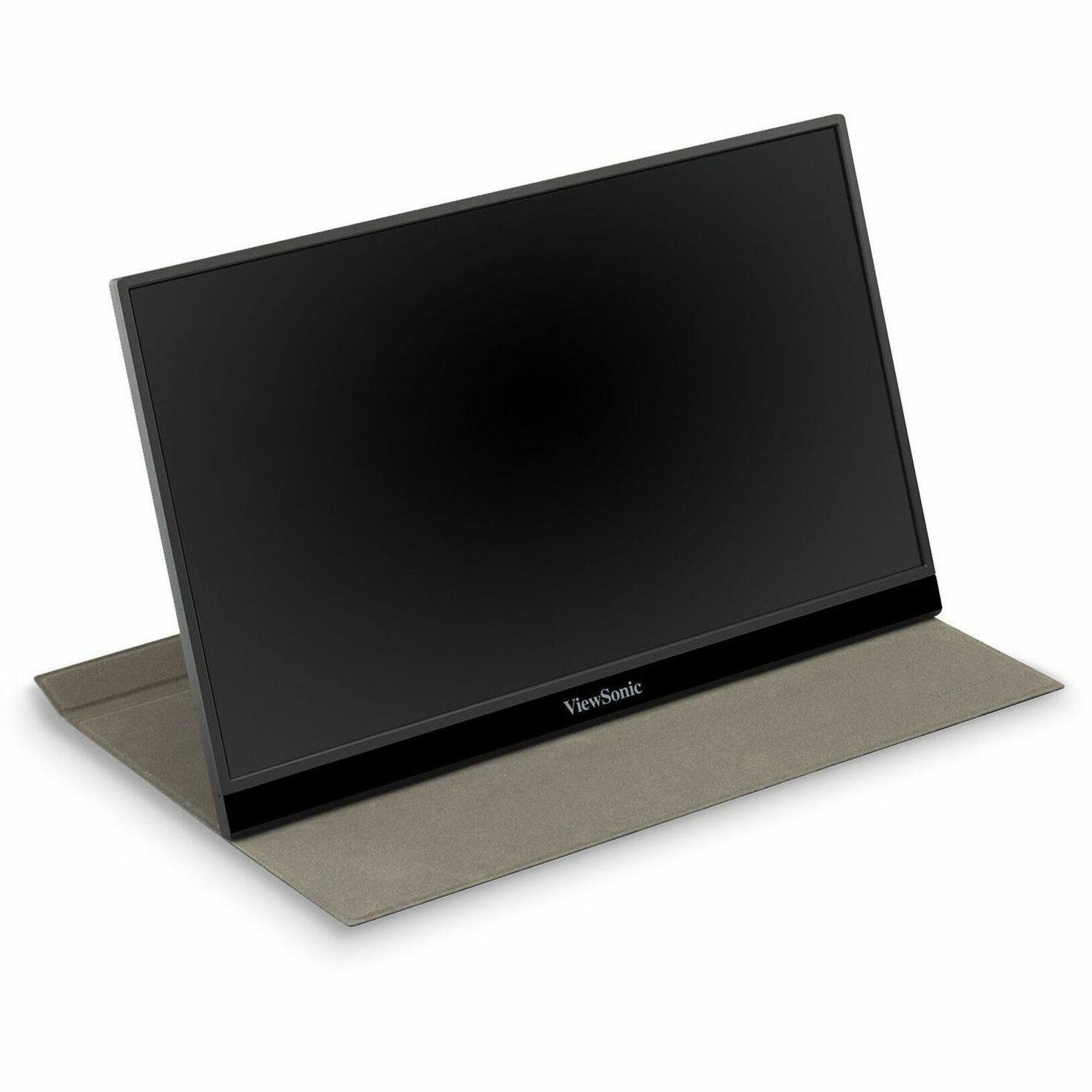 Alt View 20. ViewSonic - VX1655 15.6" IPS LED FHD Portable Monitor (USB-C, Mini HDMI) - Black.