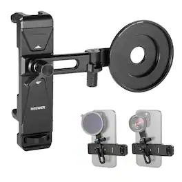 Neewer - Phone Holder with 17mm Adapter & Filter Ring, Adjustable, PA047 PRO