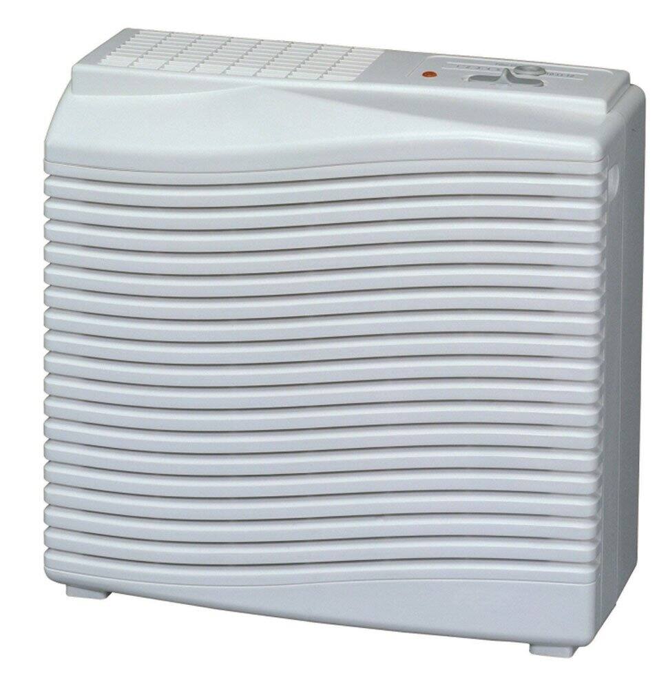 Front. SPT - HEPA Air Cleaner with Ionizer - White.