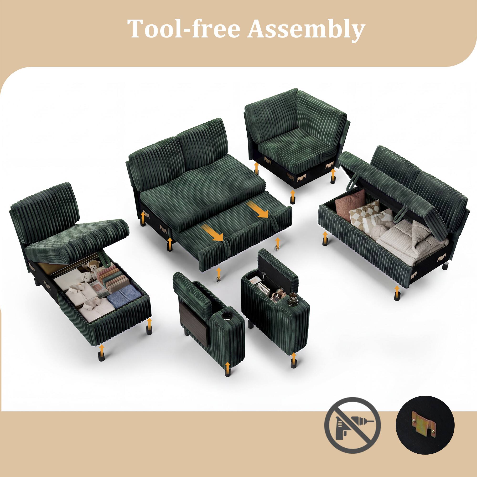 Tool-free Assembly