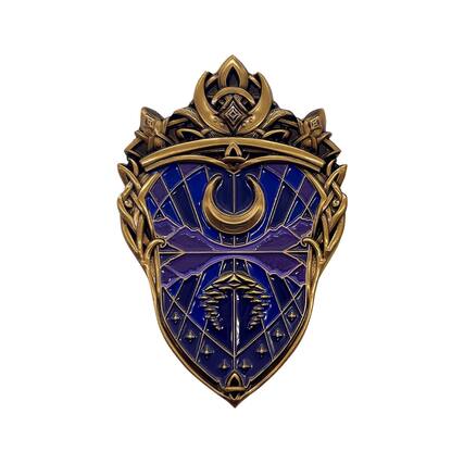 Front. Dungeons & Dragons - Dungeons & Dragons Limited Edition Waterdeep Badge - Blue.