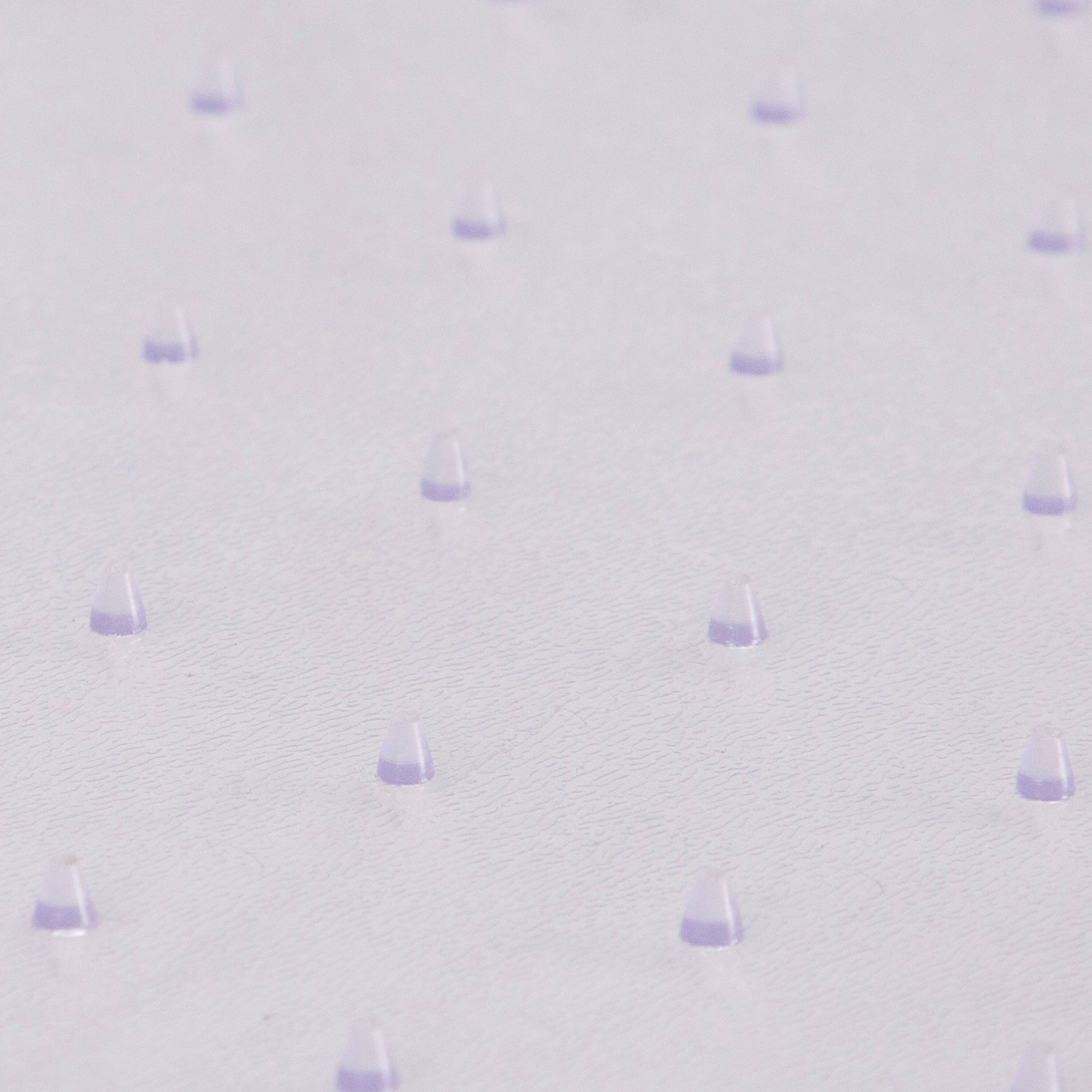 Alt View 6. Emma + Oliver - 36'' x 48'' Carpet Chair Mat with Lip - Clear.