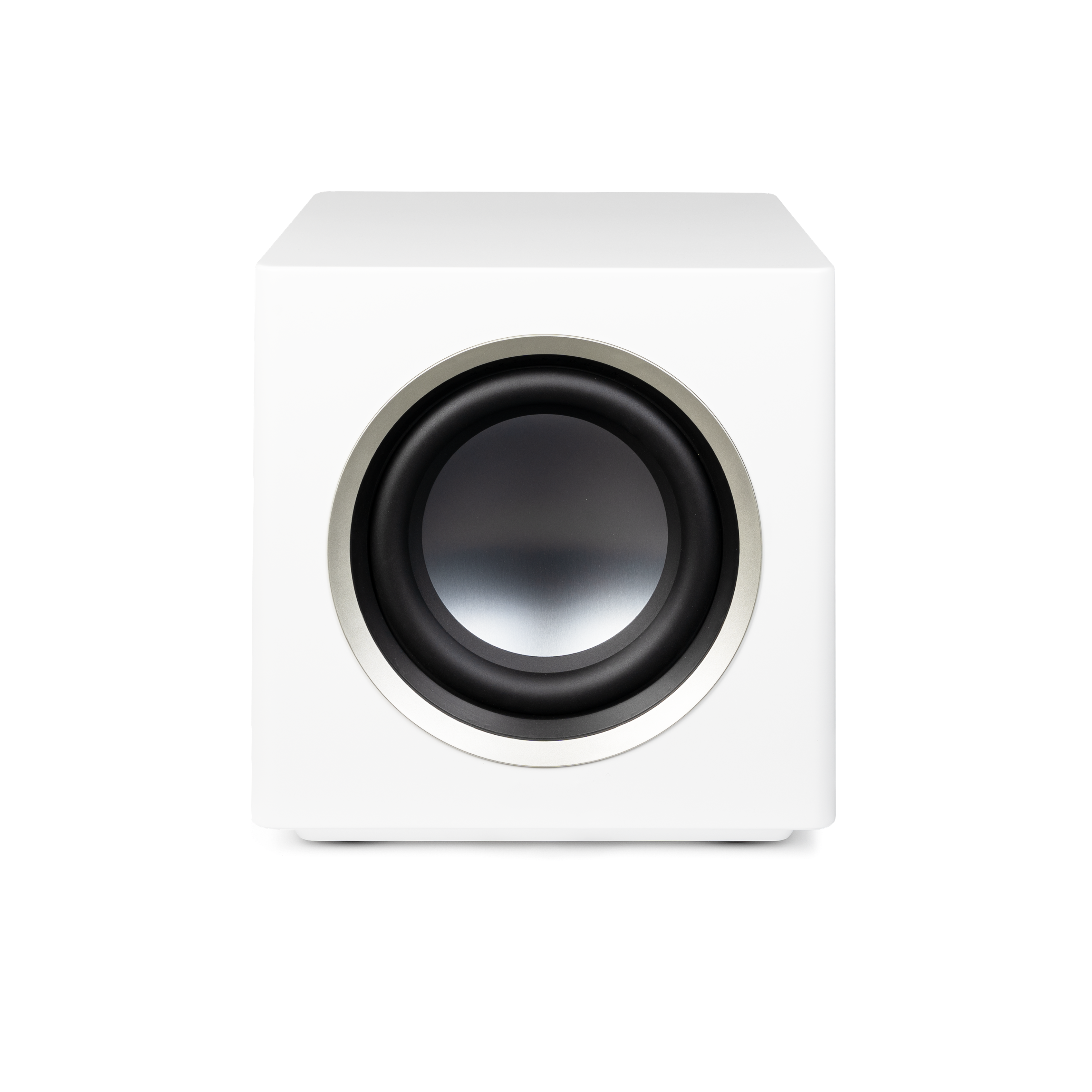 Alt View 2. MartinLogan - Abyss 10, 10” Hybrid, Powered Subwoofer, with Magnitude MT-1.6kW Amplifier, Sub Control App, and Wireless Built-In - Satin White.