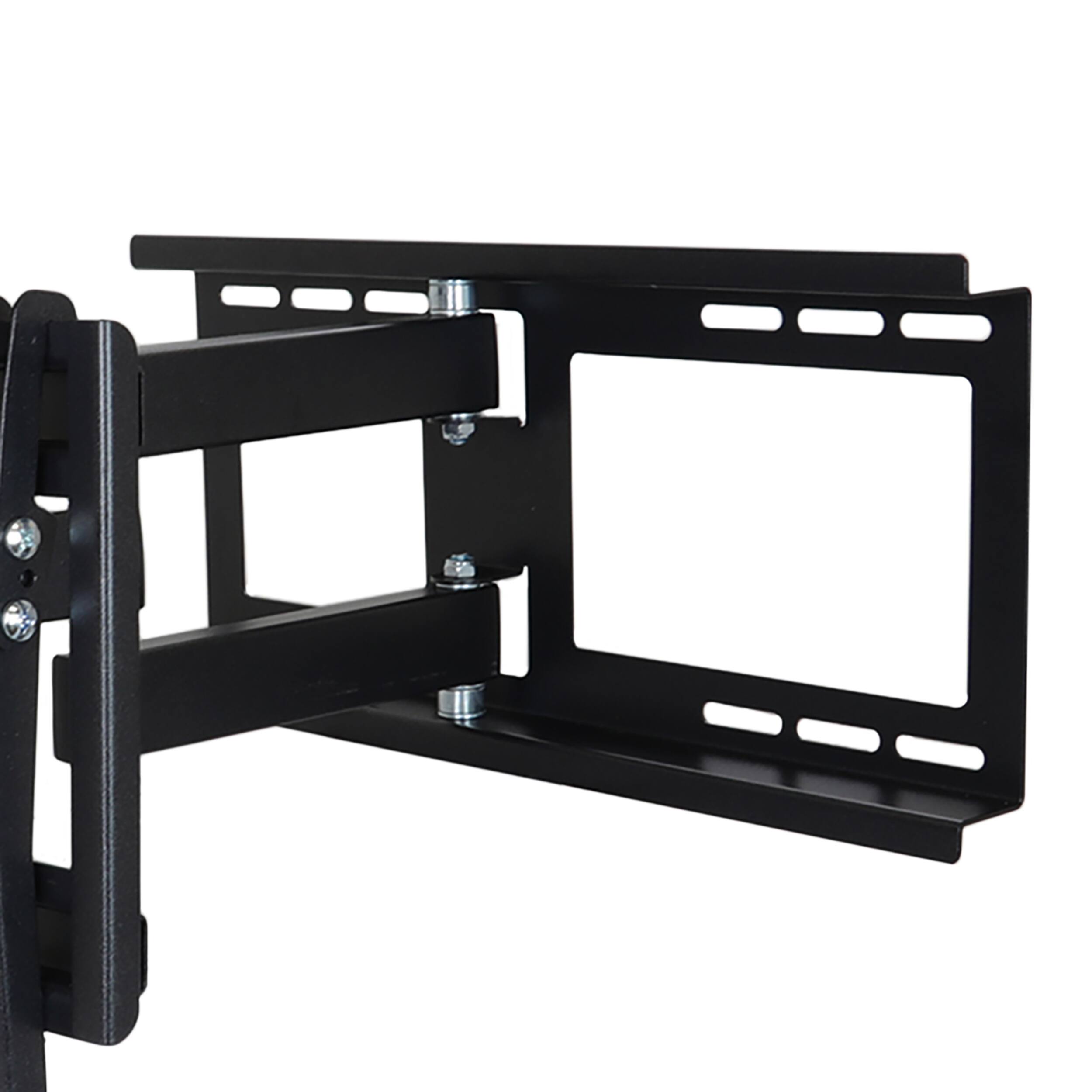 Alt View 3. MegaMounts - MegaMounts Full Motion Wall Mount with Bubble Level for 26 - 55 Inch LCD, LED, and Plasma Screens - Black.