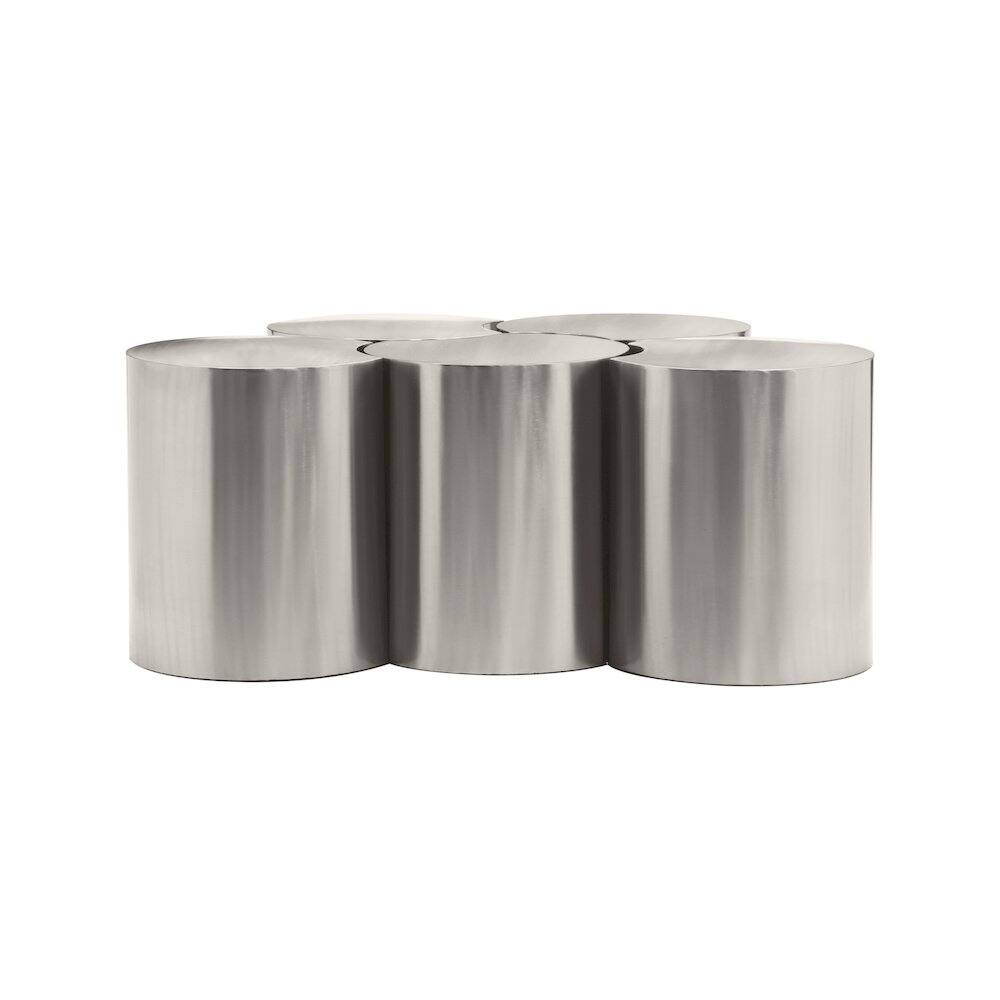 Meridian Furniture Dimple Coffee Table Silver - Best Buy