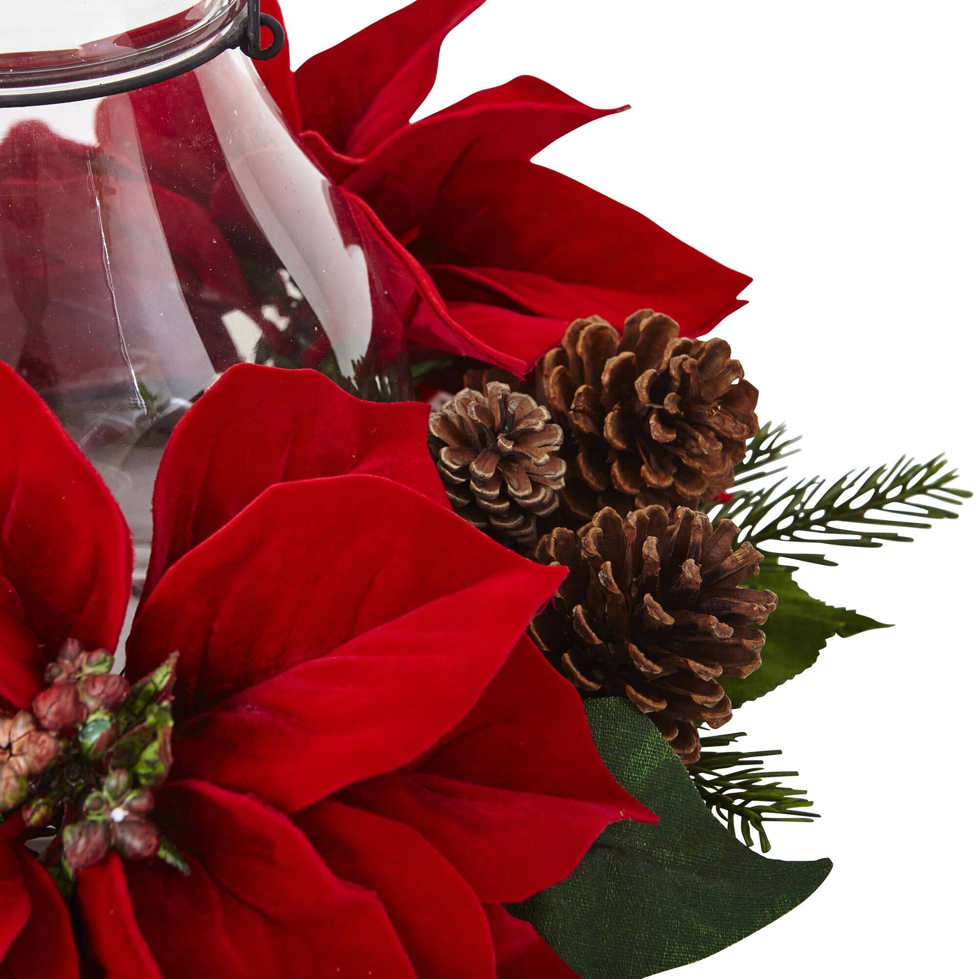 Alt View 1. BreeBe - POINSETTIA/PINE - Red.