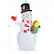 Alt View 16. Costway - 5 FT Tall Snowman Inflatable Blow up Inflatable w/Built-in Colorful LED Lights - Multicolor.